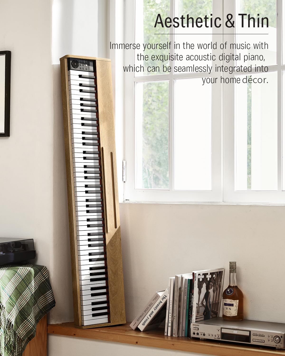 DONNER DEP-1S Digital Piano with stand Light Wood UK/EU