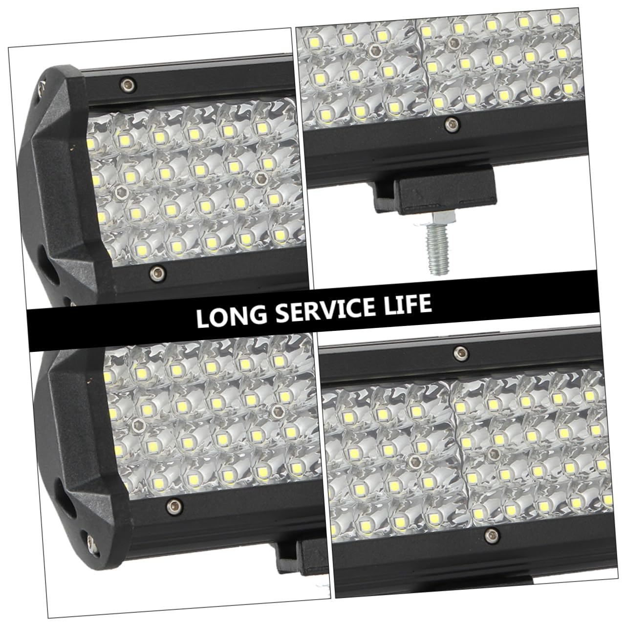 MAGICLULU Barra LED Faro da Lavoro Auto Luce LED Esterno Alta Luminosità per Off Road e Guida Notturna
