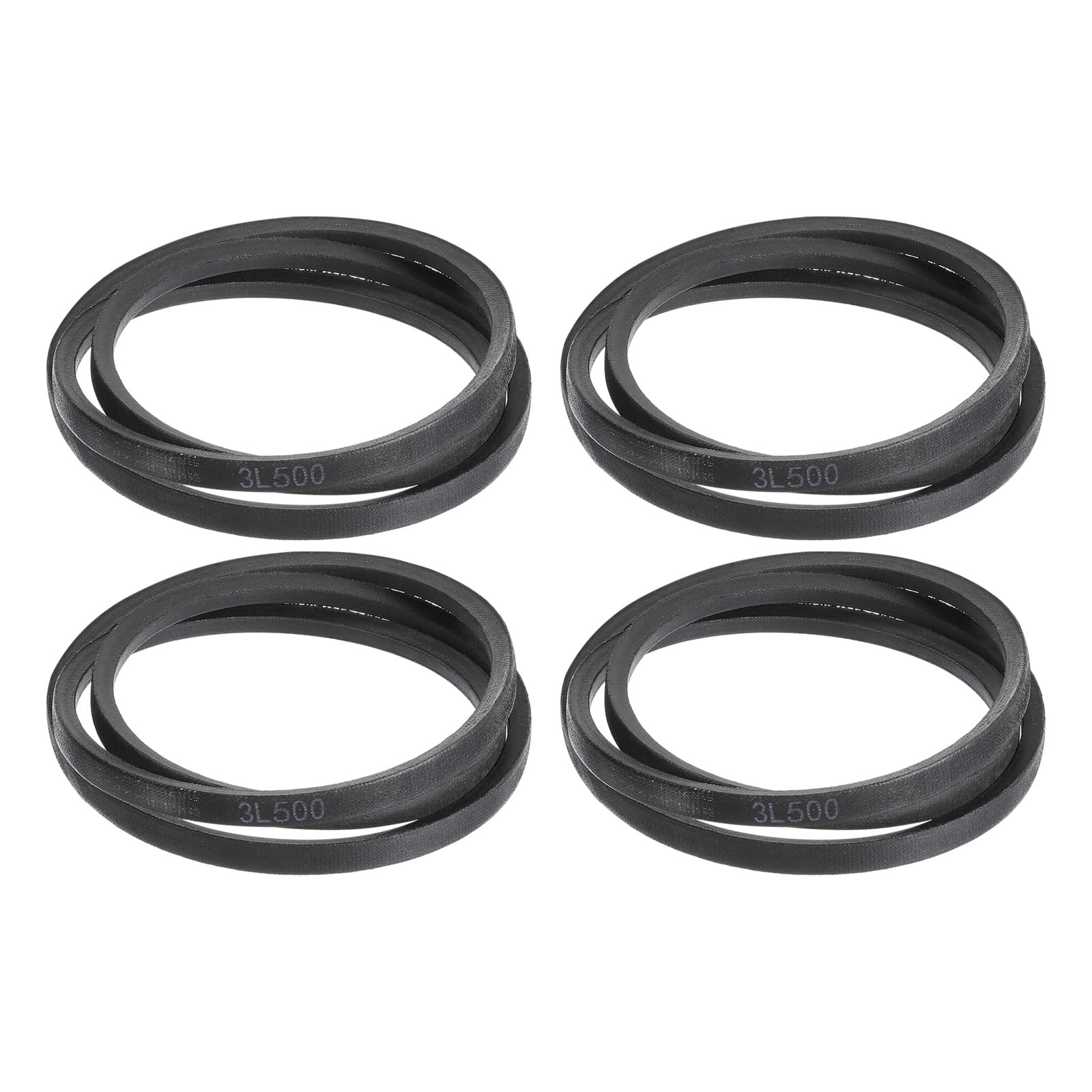 uxcell 3L240 Classic Wrapped Rubber V-Belt, 24"(610mm) Outside Circumference, 3L Profile V Belt 3/8" Width 7/32" Height — view 57