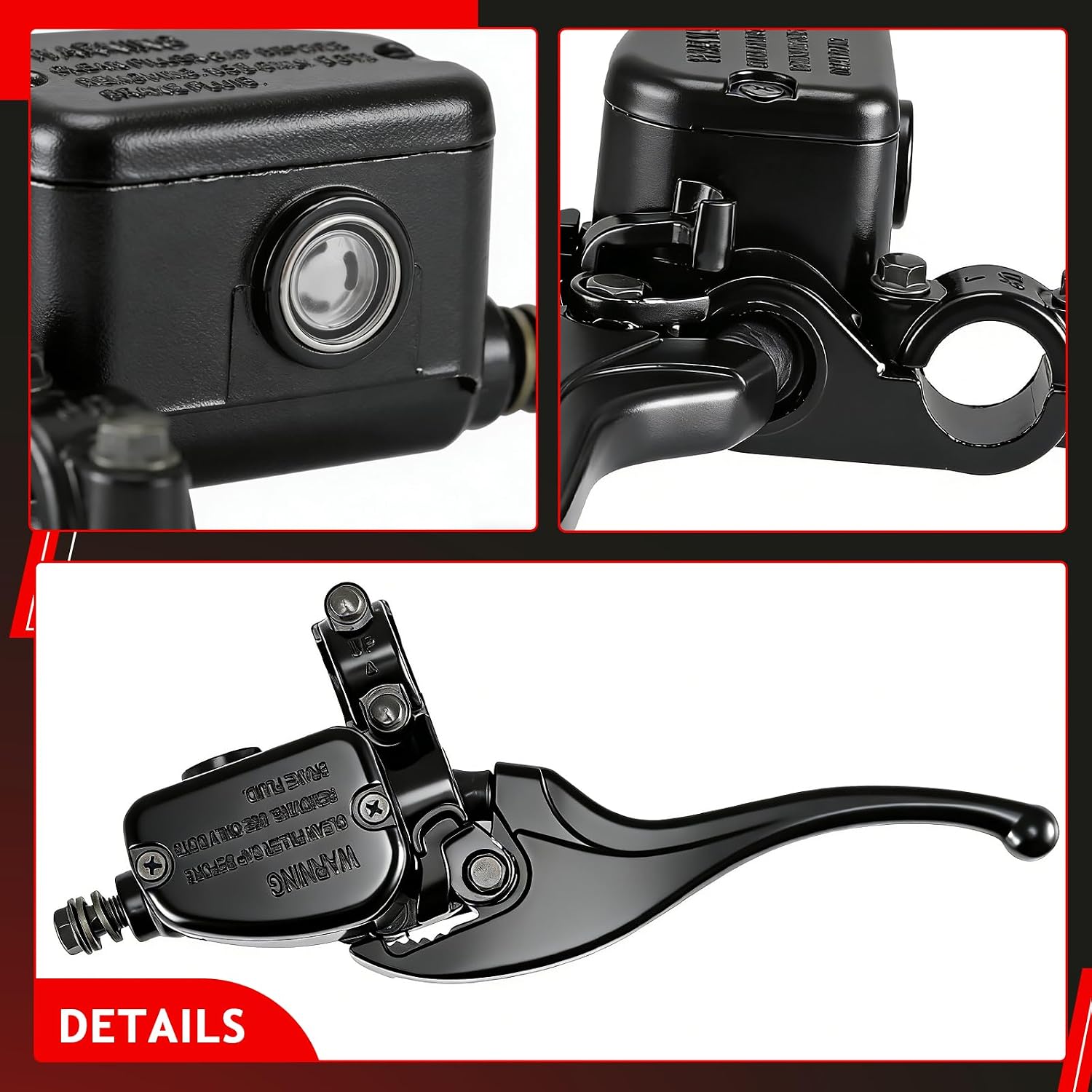 Front Left Brake Master Cylinder & Rear Brake Master Cylinder for Polaris Sportsman 400 500 600 700 800,Magnum 325 330 500,Trail Blazer 250 400,Xpedition 325 425, Xplorer 400# 2010196 1910301