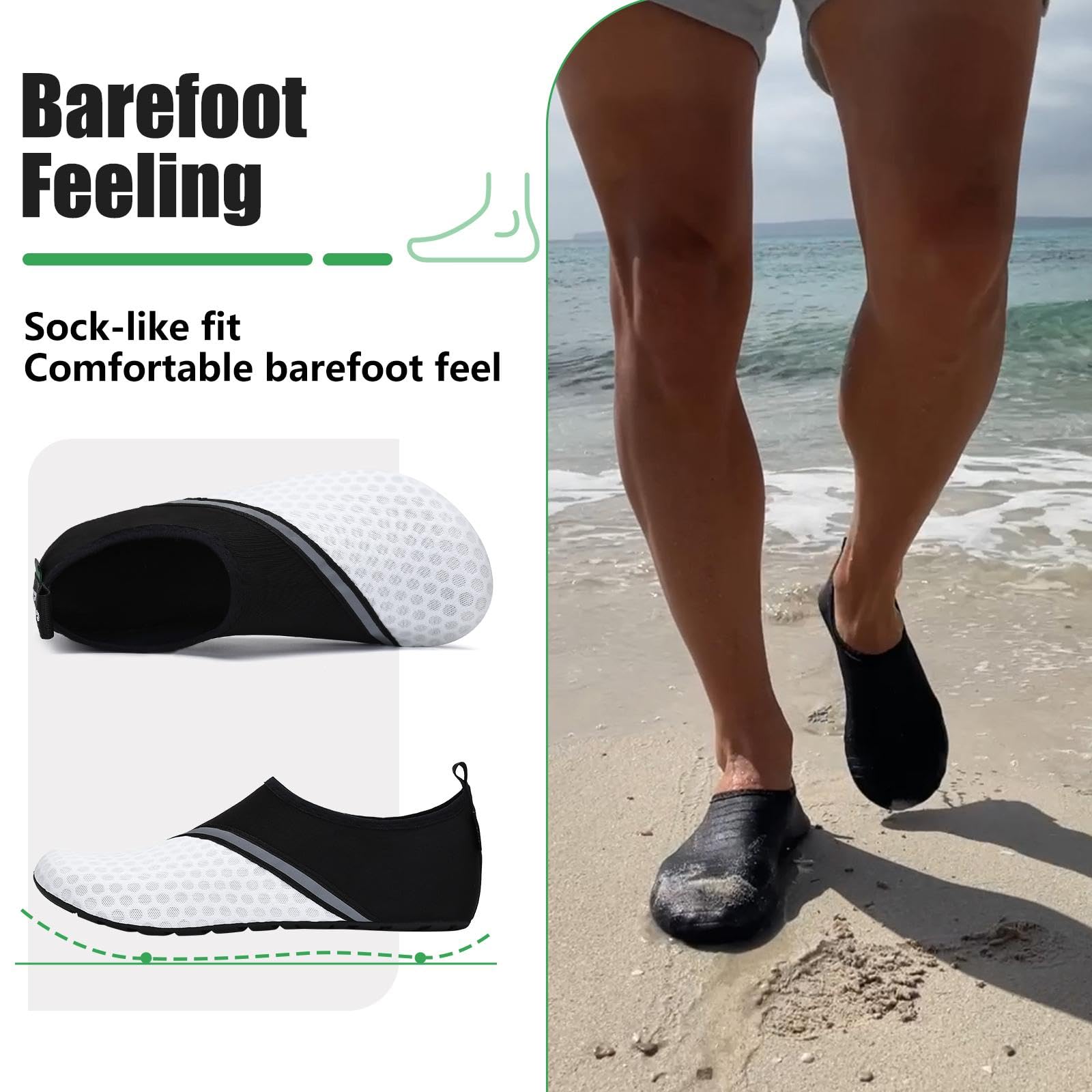 SAGUARO Scarpette da Scoglio Scarpe da Sport Acquatici, Unisex