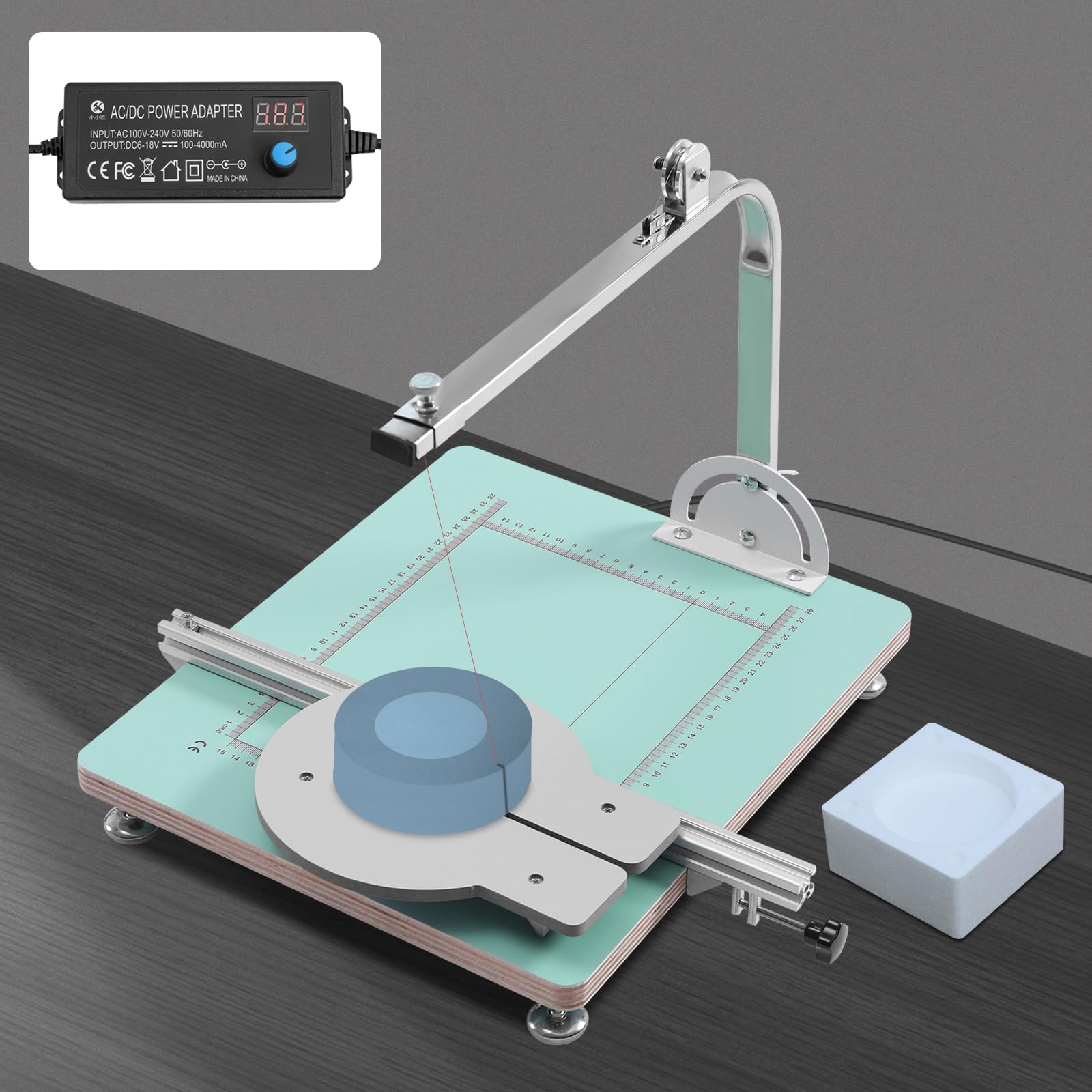 ZBXGJKSY Tabletop Hot Wire Foam Cutter, 72W Multifunctional Hot Foam Cutting Machine Foam Cutter Hot Wire Cutter for Cutting Foams Sponge