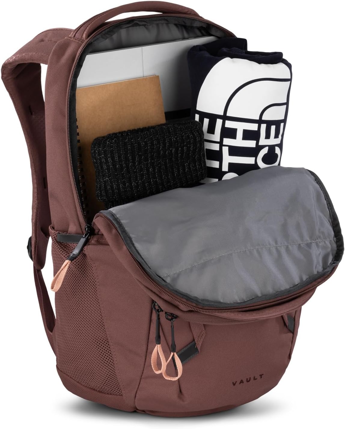 The North Face Women's Vault Everyday Laptop Backpack - PFAS Free, Marron Purple/Pink Clay, One Size - Image 5