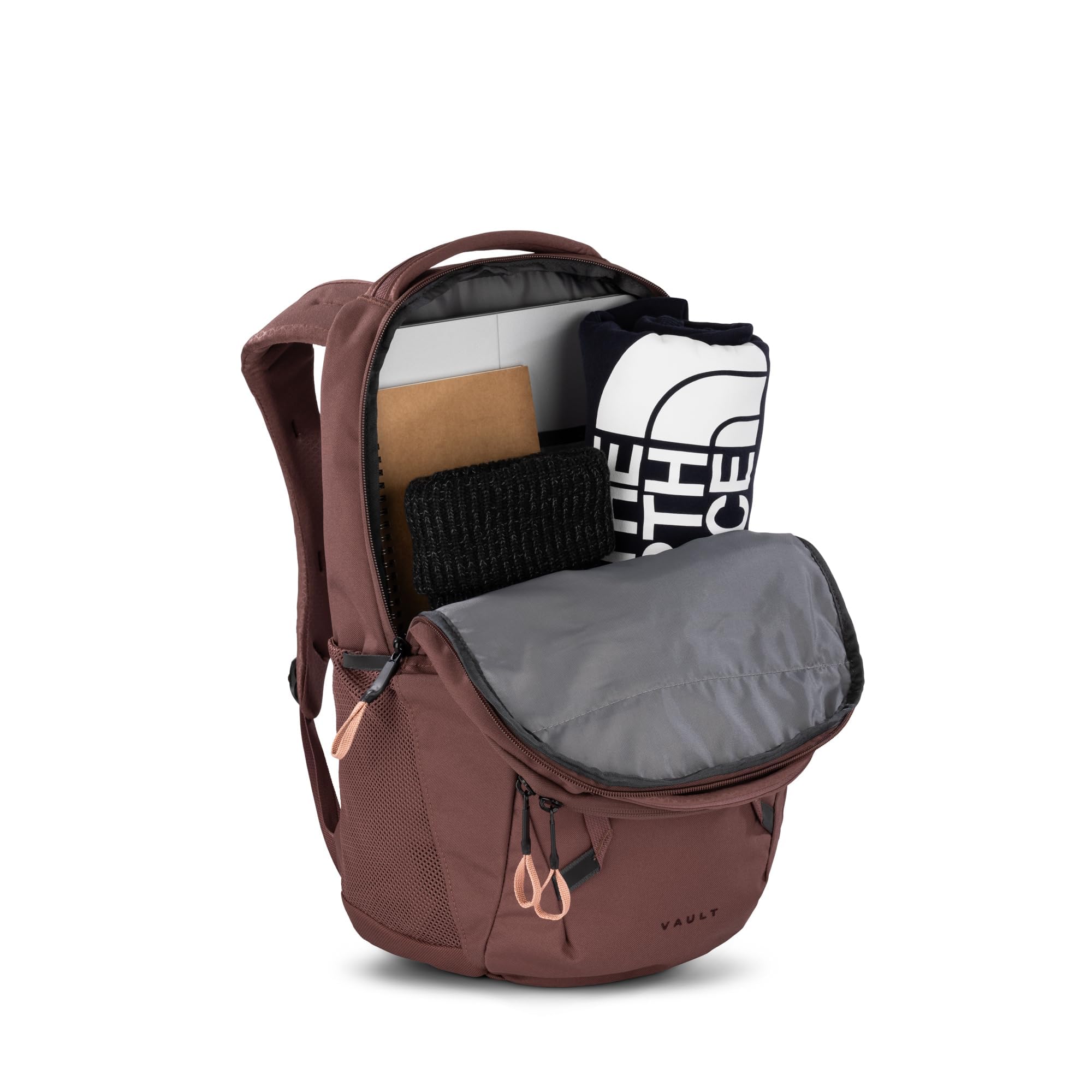 The North Face Vault Everyday - Mochila para laptop para mujer, sin PFAS, morado Marrón/arcilla rosa, talla única