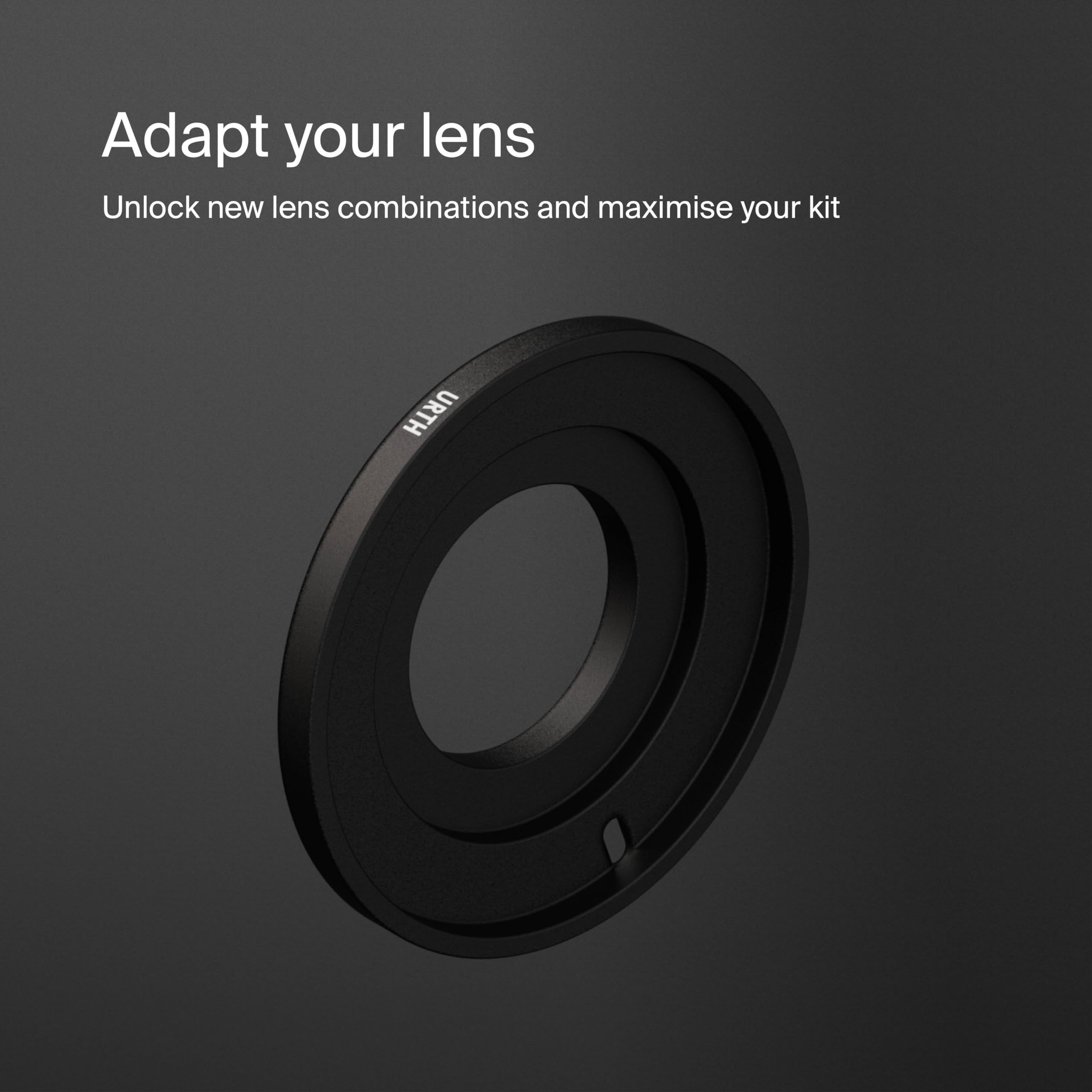 Urth Adaptador de Montura para Objetivo (Manual): Compatible con C-Mount Objetivo a Micro Four Thirds (M4/3) Cuerpo de cámara