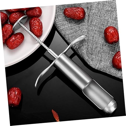 Miniatura 4 de Ciieeo 2 piezas de descorazonador rojo Fecha Pit Remover Cerezas Removedor Multiherramientas Herramientas de mano Taladro Mango Núcleos Removedor de