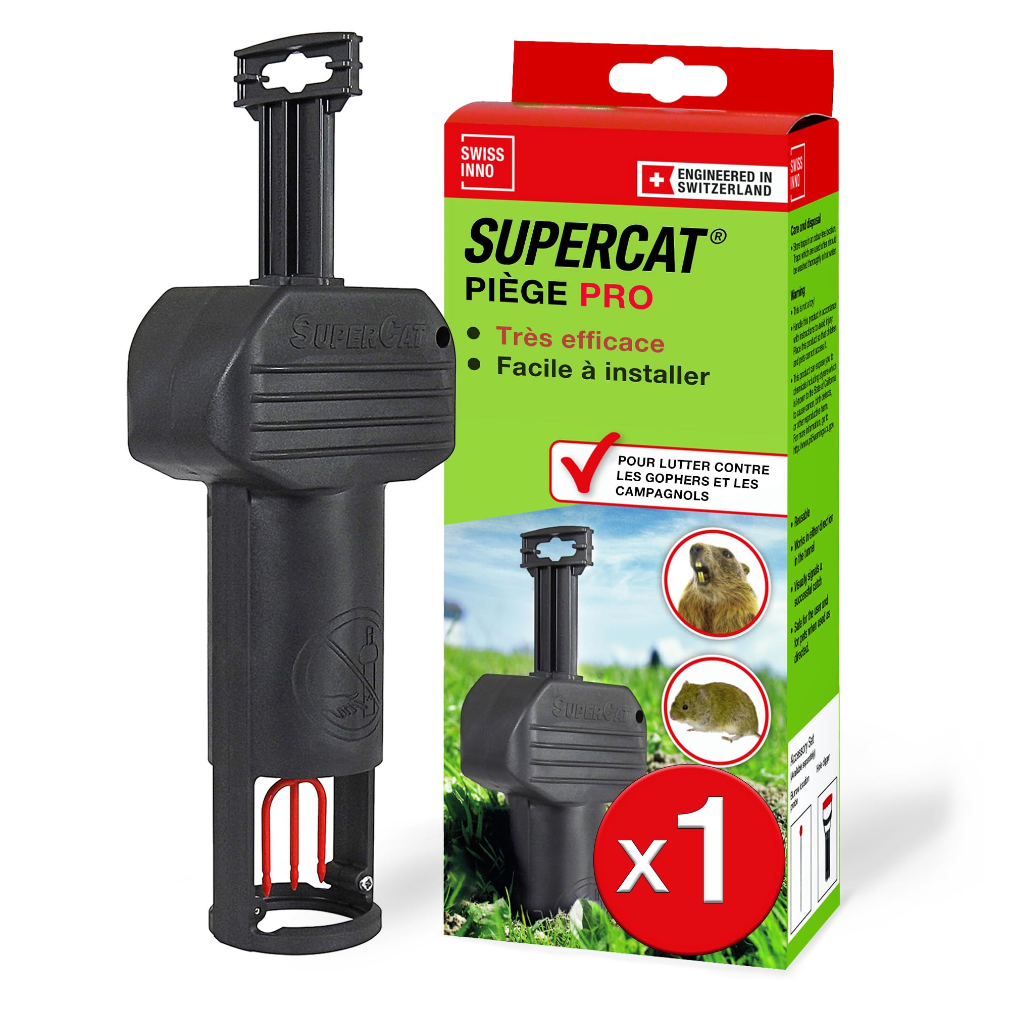 swissinno piège campagnol pro supercat