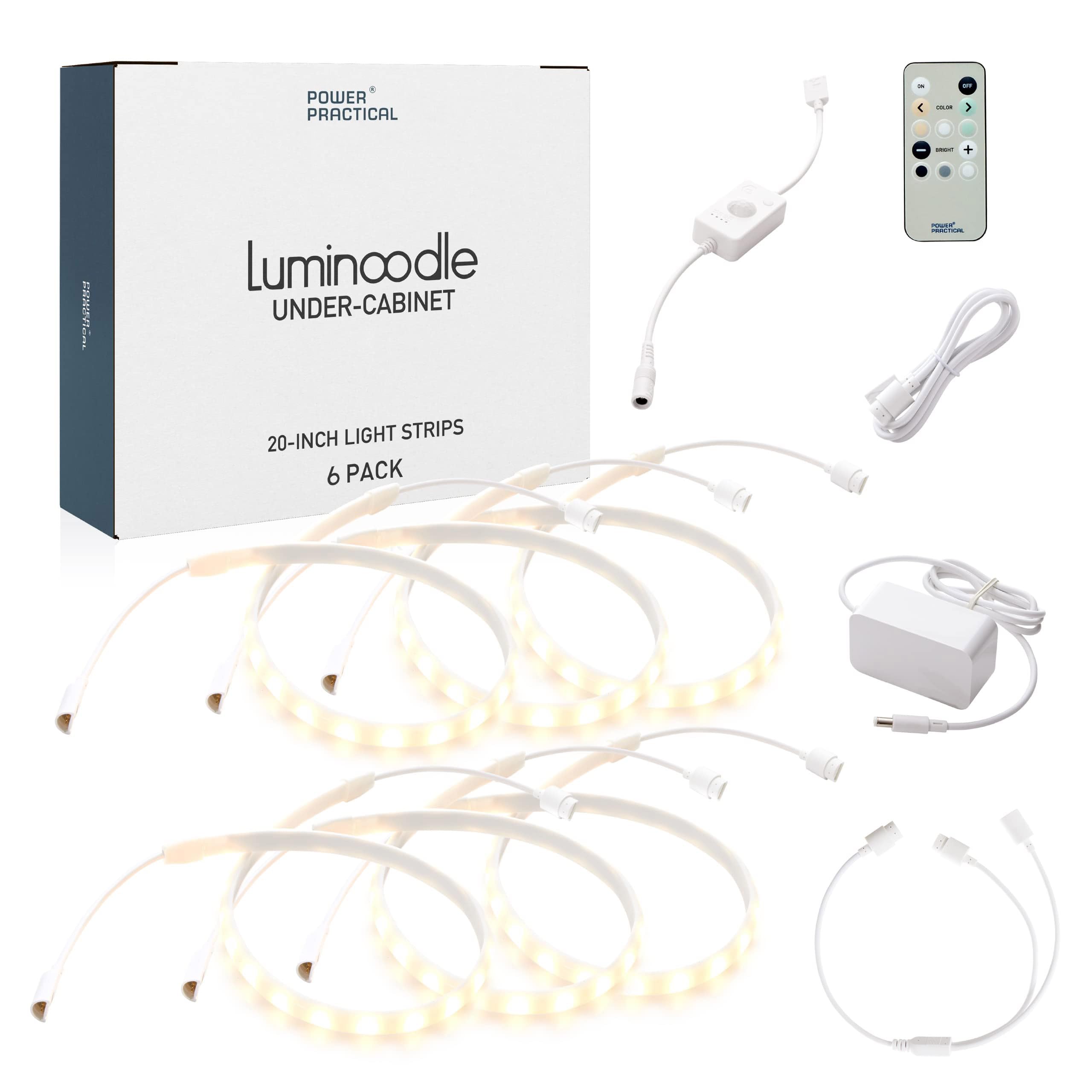 Amazon.com: Power Practical Under Cabinet LED Light Kit for
