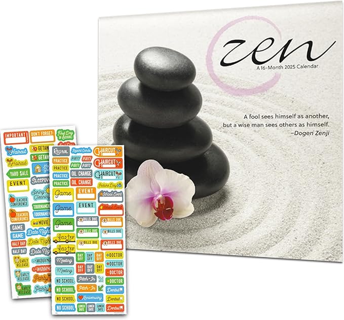 Zen Calendar 2025 Deluxe 2025 Zen Mini Calendar Bundle