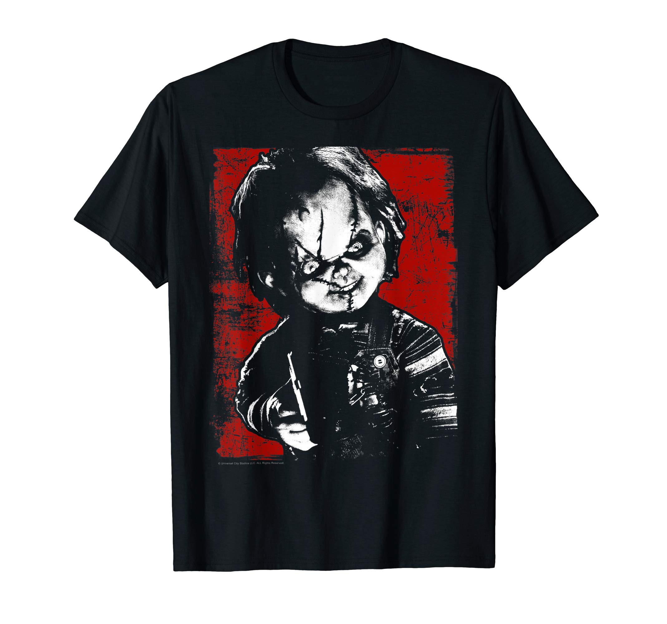 Sponsored Ad - Child's Play Chucky Distressed Portrait T-Shirt Small