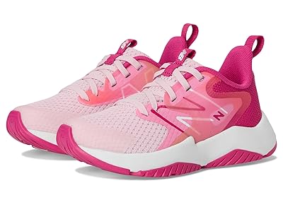 New Balance Kids Rave Run v2 (Little Kid) Kids Shoes Rose Sugar/Carnival Pink : 10.5 Little Kid M, Synthetic/Textile