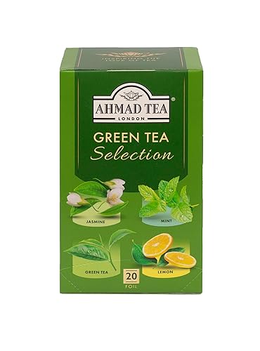 Vista 157 de Ahmad Tea Té negro, bolsitas de té descafeinadas, 20 unidades (paquete de 1) - Descafeinado y sin azúcar