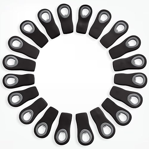 Vista 36 de COOK WITH COLOR Clips para bolsas de chips con imán para almacenamiento de alimentos con agarre hermético para bolsas de pan, bolsas de aperitivos