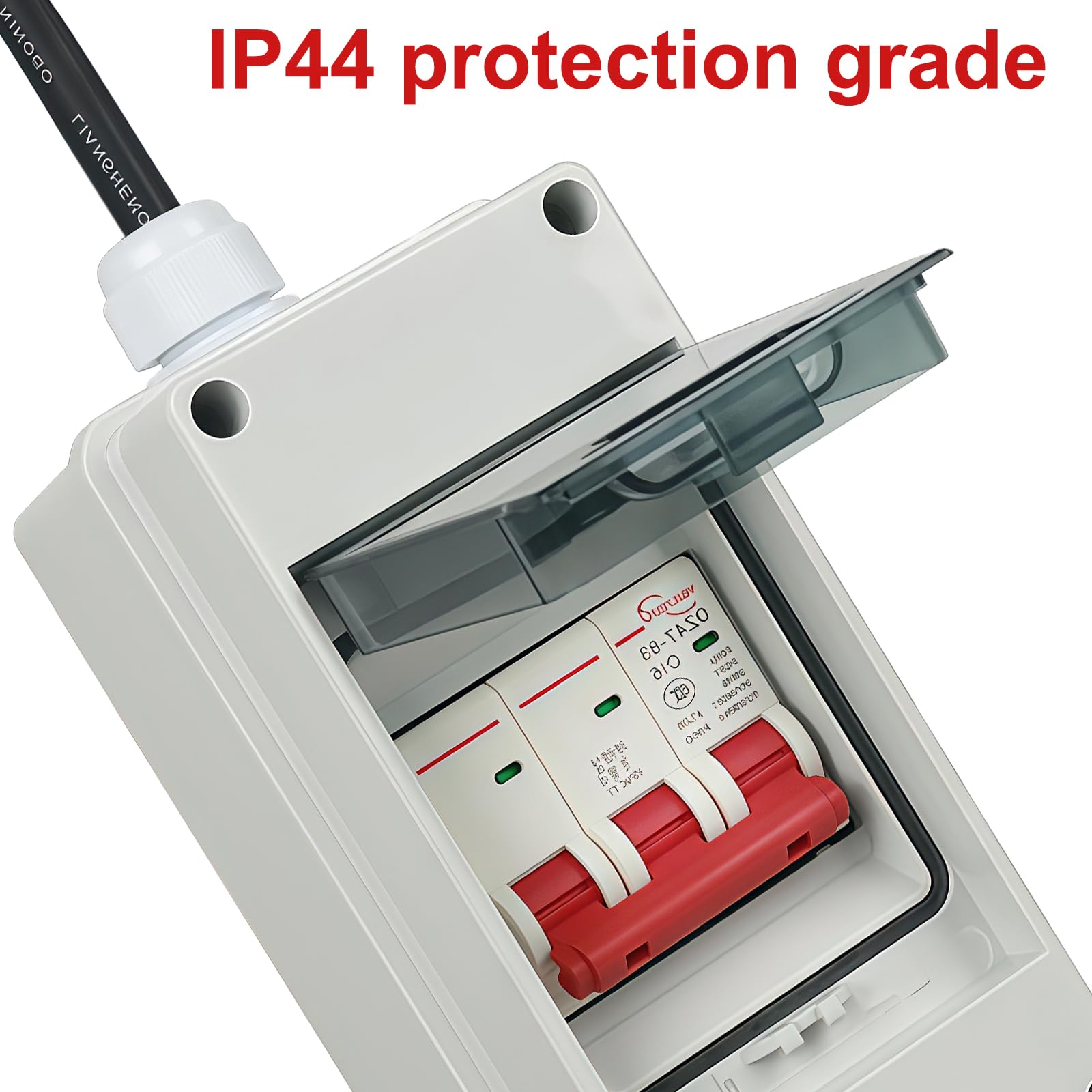 Adattatore CEE 32 A maschio a 16 A, cavo di collegamento con spina, 5 poli 400 V, adattatore ad alta corrente IP 44, prolunga 1 m, utilizzato per apparecchi elettrici, collegamento ecc