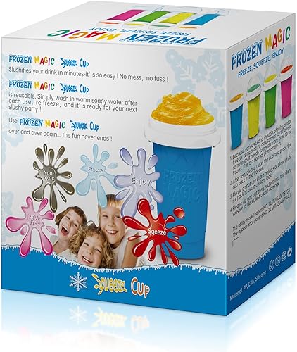 Miniatura 2 de Slushy Maker - Vaso para hacer granizados con leche y cola, vaso para apretar jugo de congelación rápida, taza de enfriamiento para batidos con