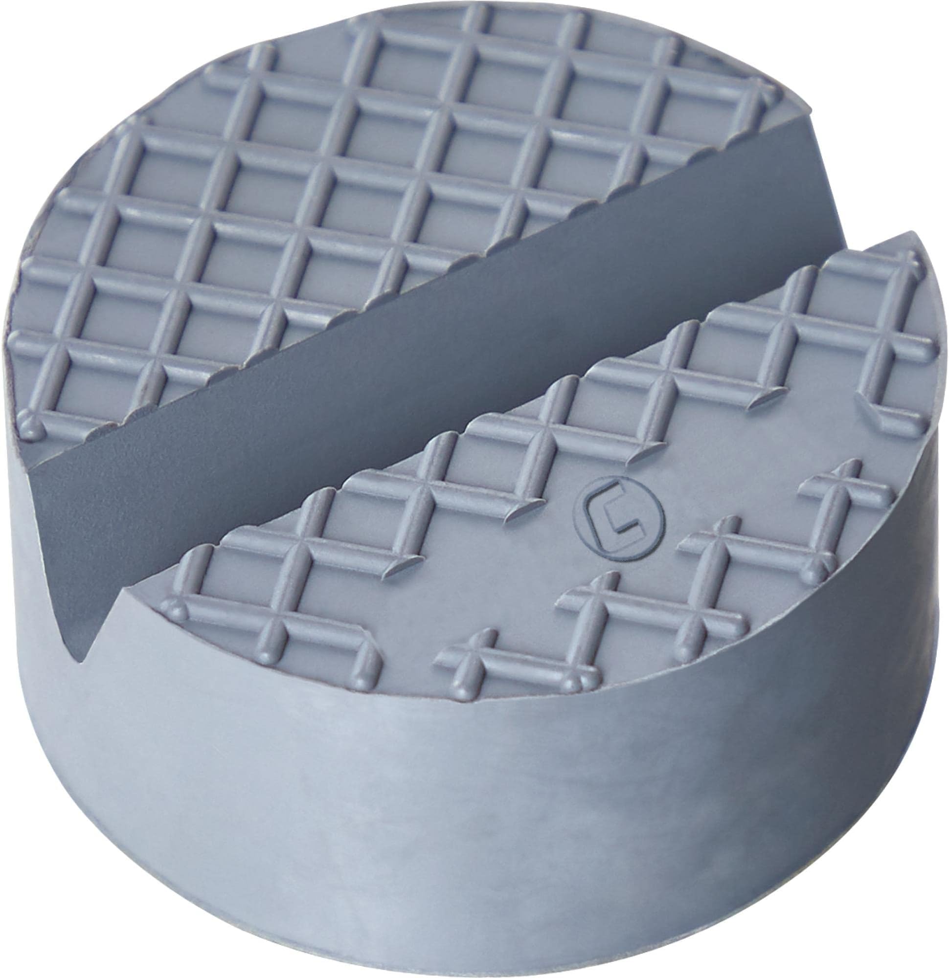 Cartrend 10429 Universal Rubber Pad/Block for Jacks and Lifts, Light Gray