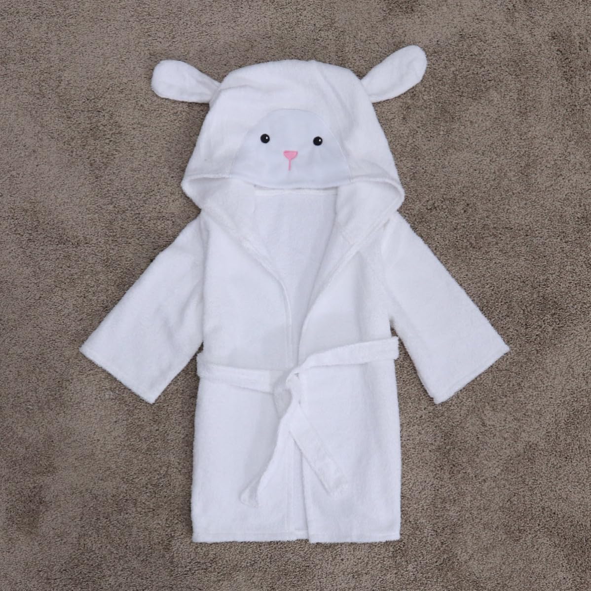 Cute Animal Hooded Towel Bathrobe, Cotton, M 2-3 Years
