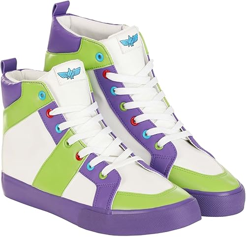 Miniatura 4 de Disney Buzz Lightyear Men's High Top Shoes, Exclusive Toy Story Sneakers
