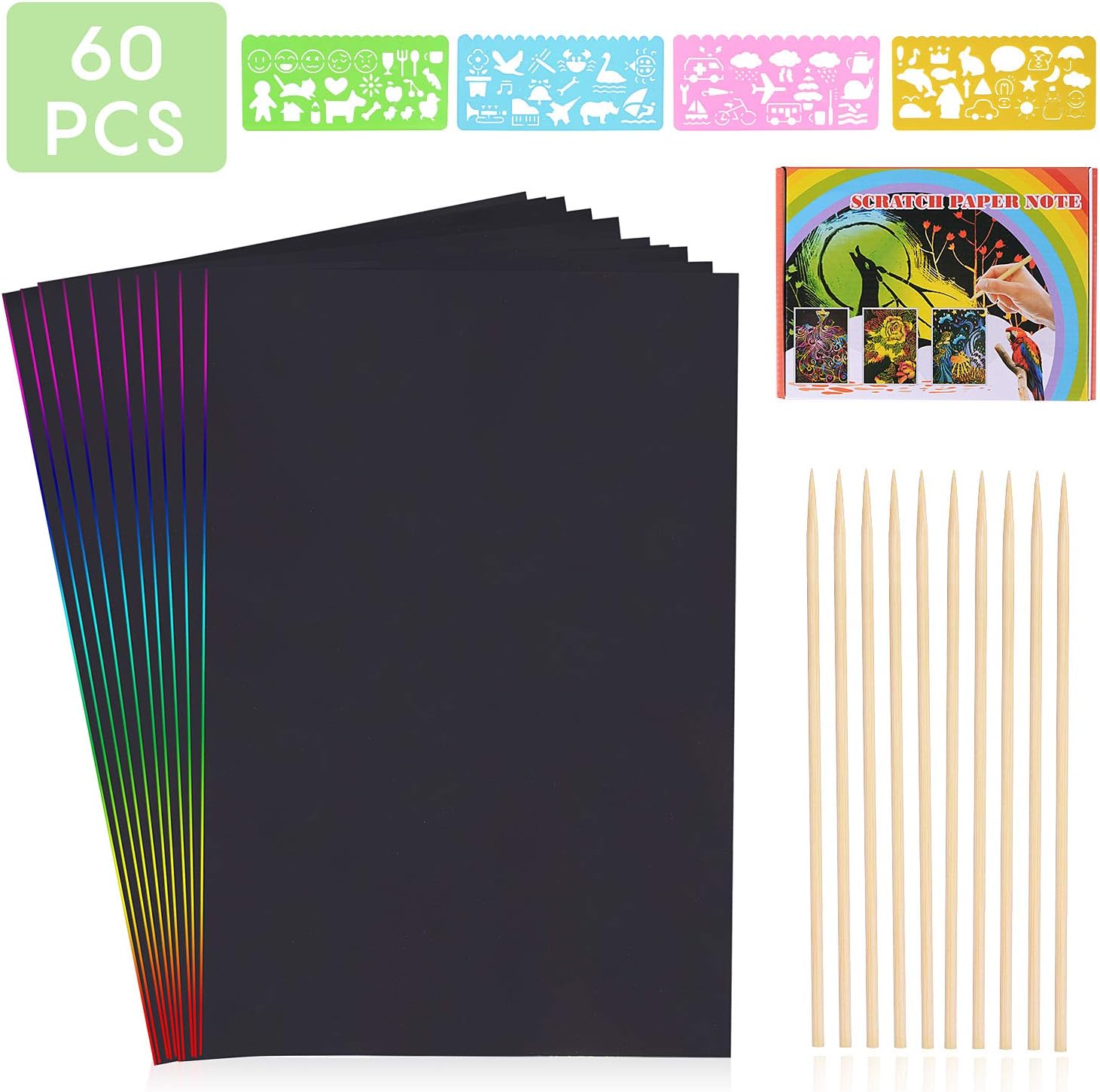 una grande quantità di biglietti d'auguri