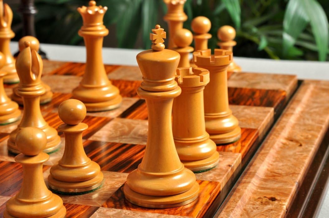 The House of Staunton - The Imperial Collector Luxury Chess Set - Pieces Only - 4.4" King - Genuine Ebony