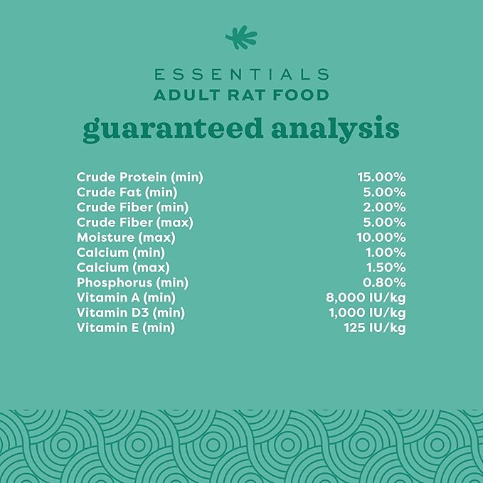 Oxbow Essentials Comida Para Ratas Adultas 20 lb miniatura 12