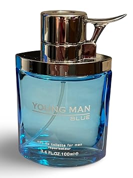 YOUNG MAN BLUE Eau de Toilette for Men - 3.4 Fl Oz
