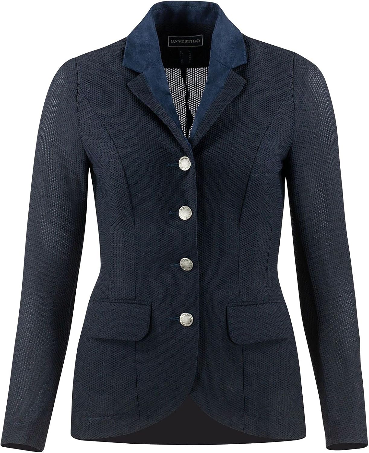 B Vertigo Ladies Gabrielle Mesh Show Jacket 10 Nav