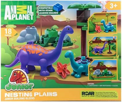 Animal Planet Nesting Plains Junior Building Blocks