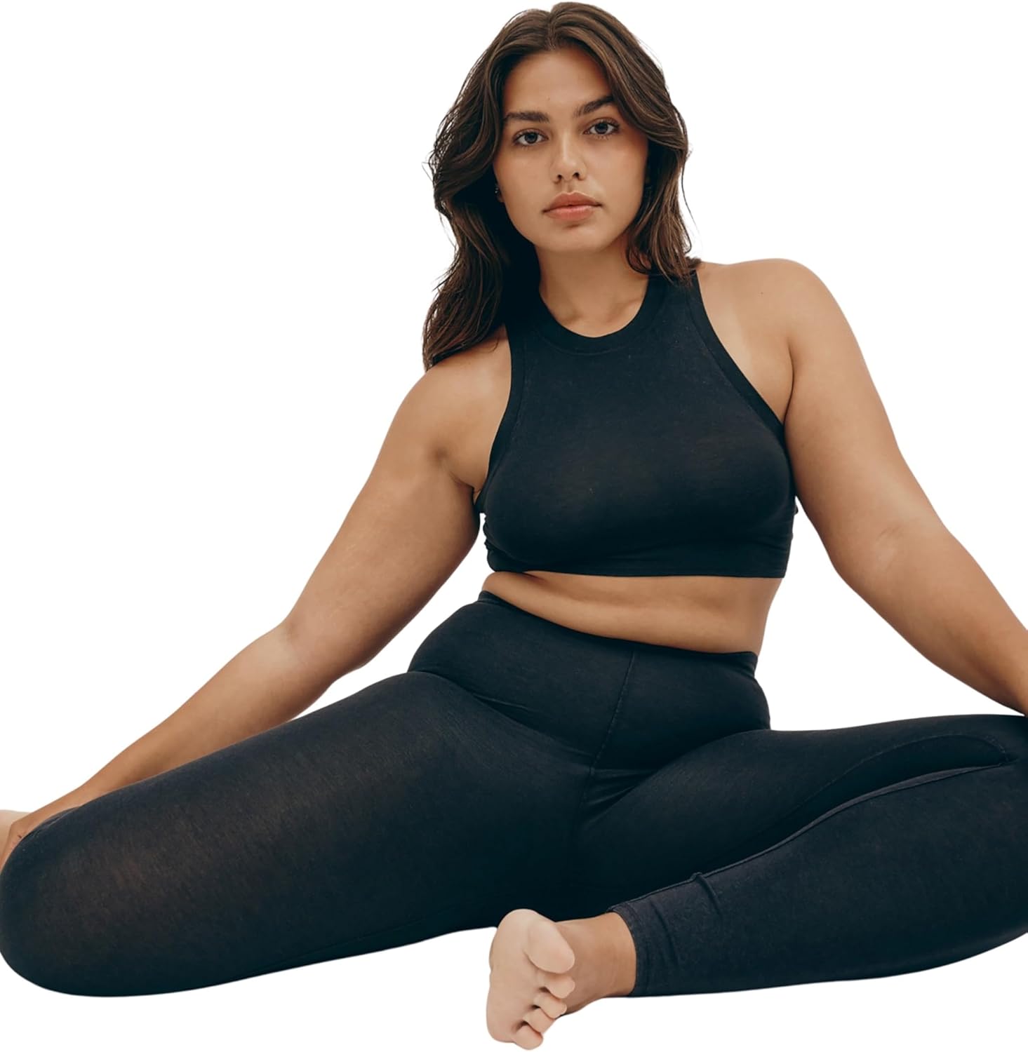 Organic Basics | Women's Leggings Core Leggings | Black - Image 4