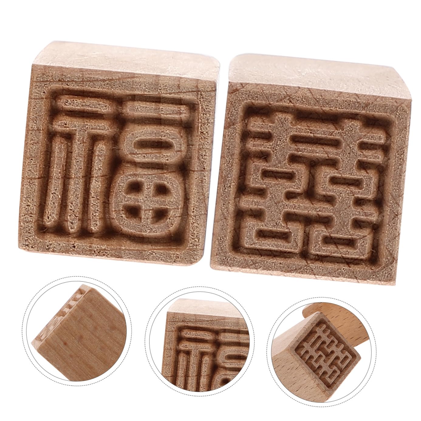 STOBOK 10pezzi Stampo Per Legno Motivi Auspiciosi Per Dolci Fatti Casa Stampo Per Bun Al Vapore Accessorio Per Creativa