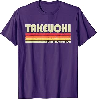 Takeuchi Retro Vintage Japanese name T-Shirt