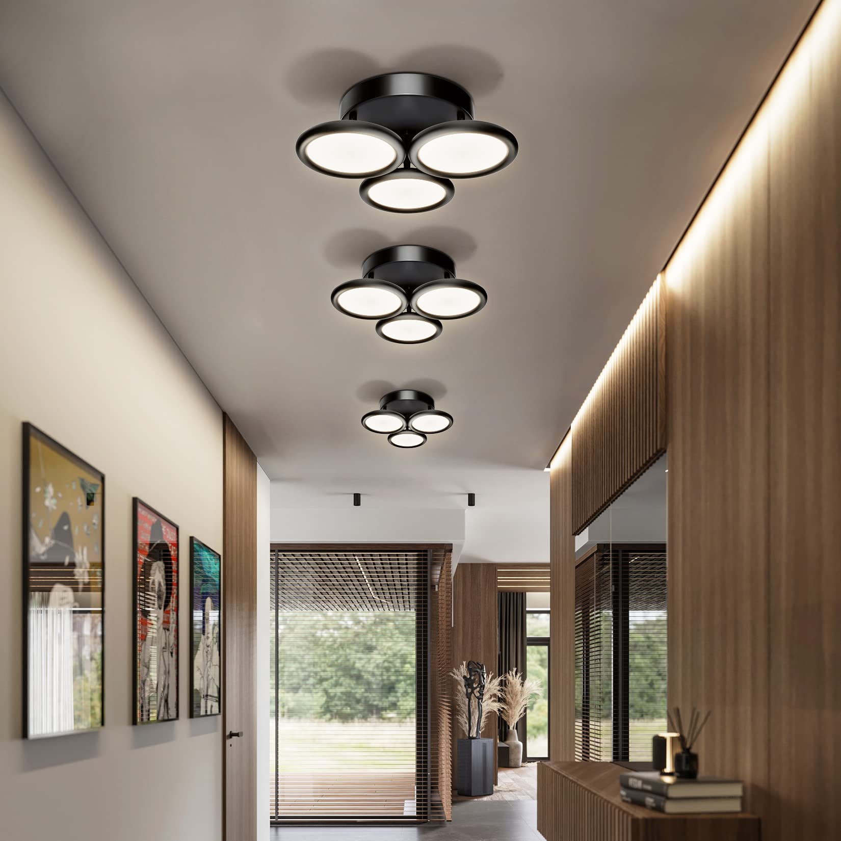 Luminaire moderne réglable à intensité variable pour plafond - 8