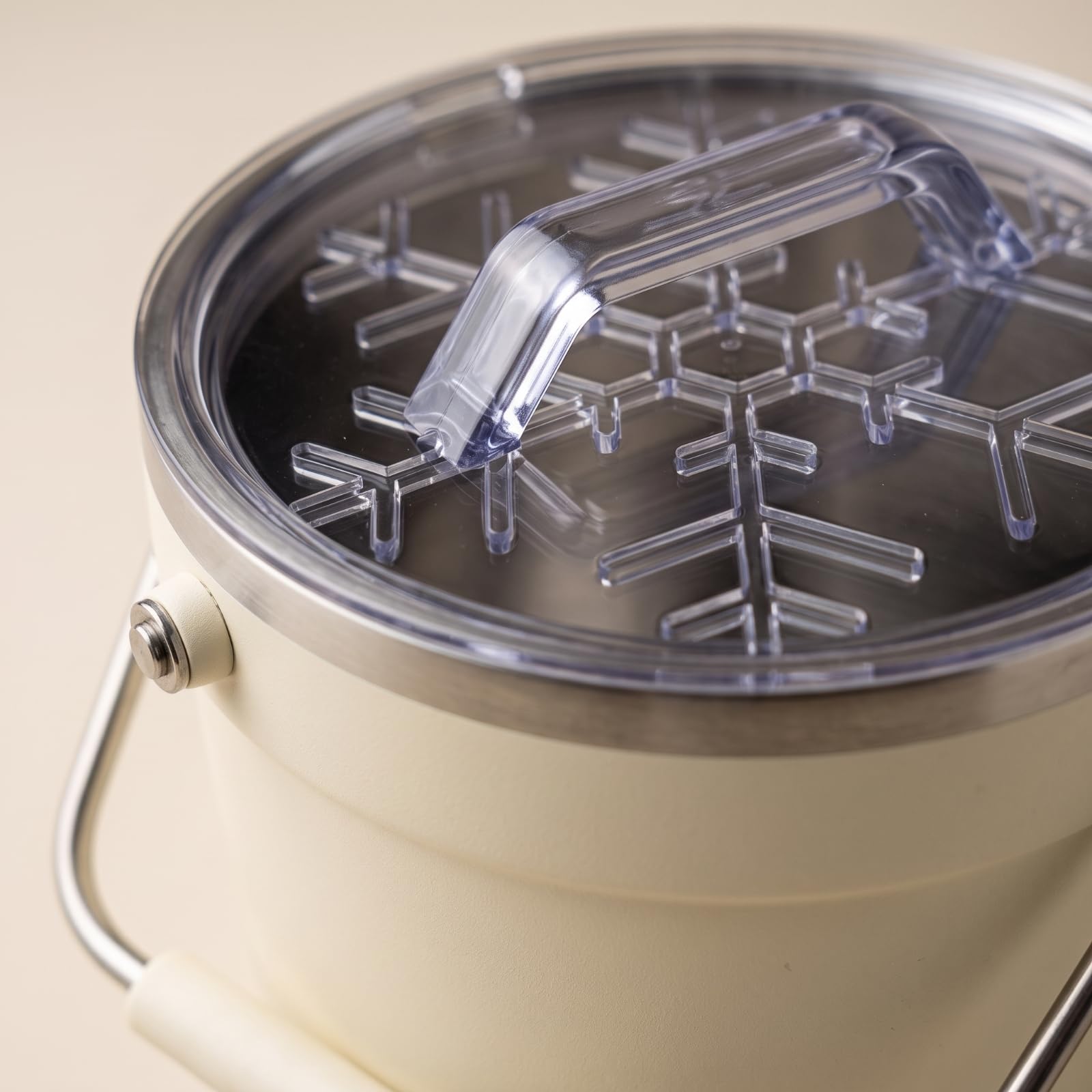 Baoblaze Cubitera con Tapa Aislado Recipiente Cubo Hielo Redondo, Práctico, Cubeta, para Fiestas, Reuniones, organizadores, 8L