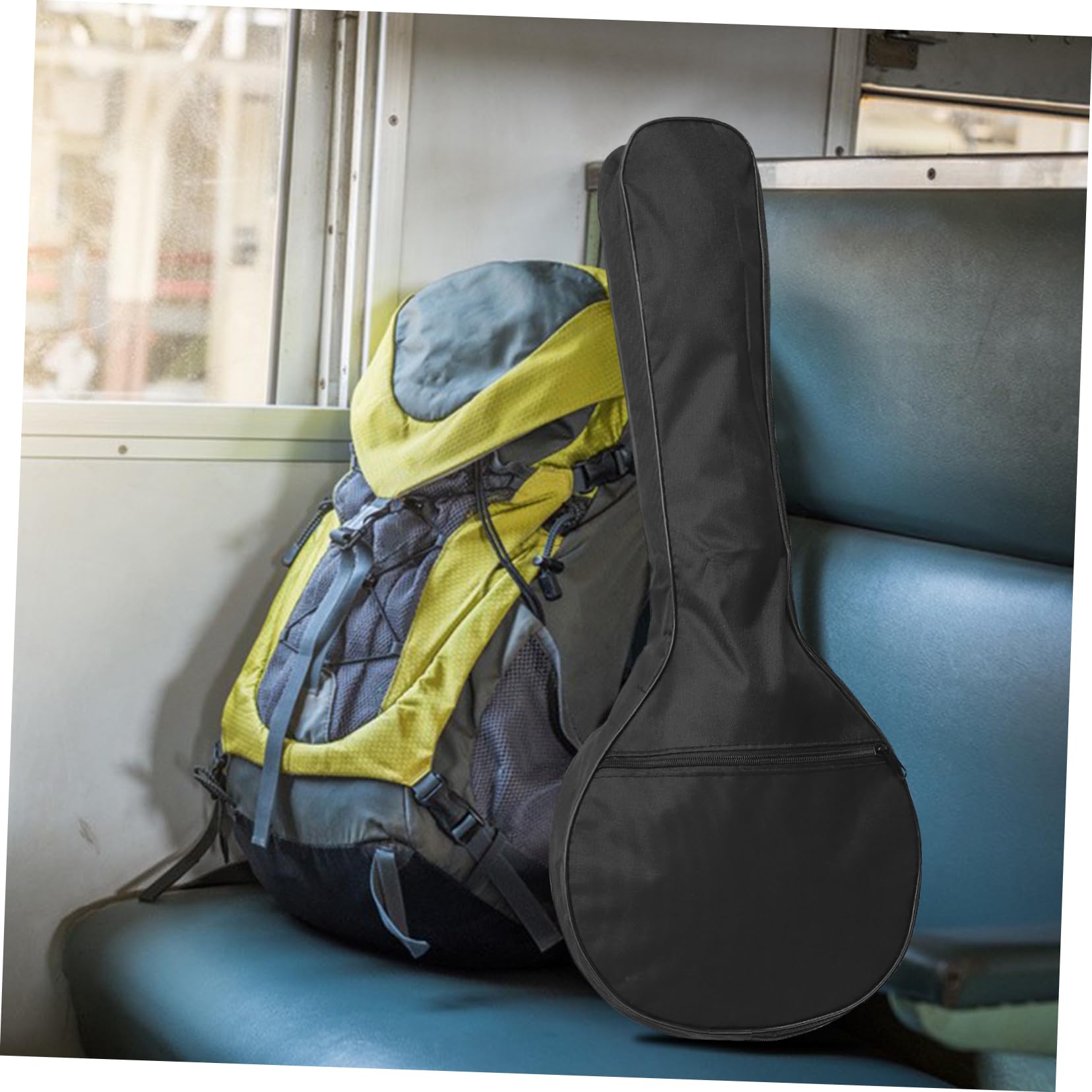 BESPORTBLE 1Pc Durable Mandolin Carry Bag with Pockets Practical Shoulder Backpack Design for Mandolin Players and Musicians Breathable and Wear Resistant