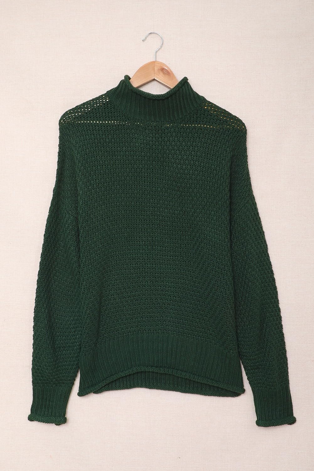 Dokotoo Womens Sweaters Turtleneck Cable Knit Chunky Pullover Fall Outfits image 4