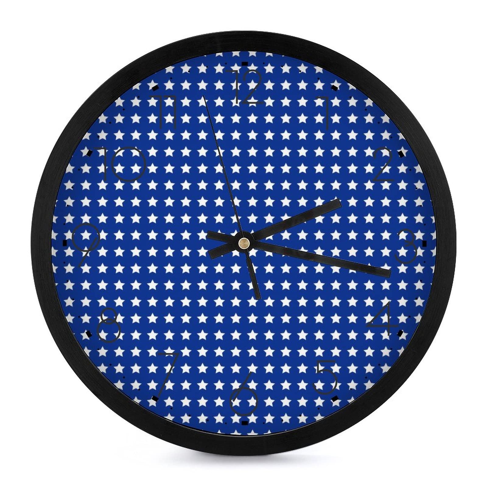 Pendule Murale Silencieuse Étoile Bleue : Apportez du Calme dans votre Bureau et École