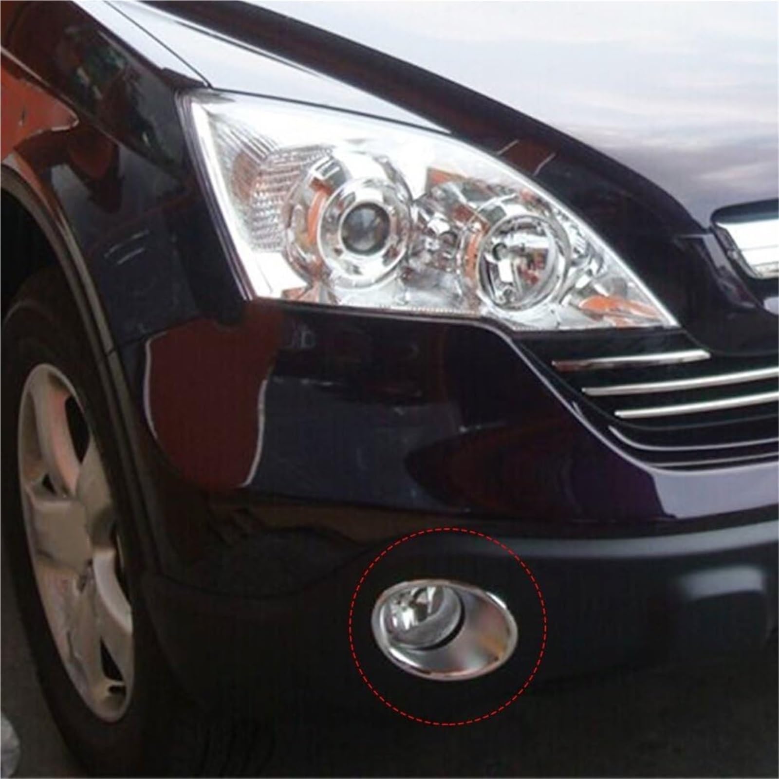 Per CR-V Per CRV 2009-2007 Paraurti anteriore Fendinebbia