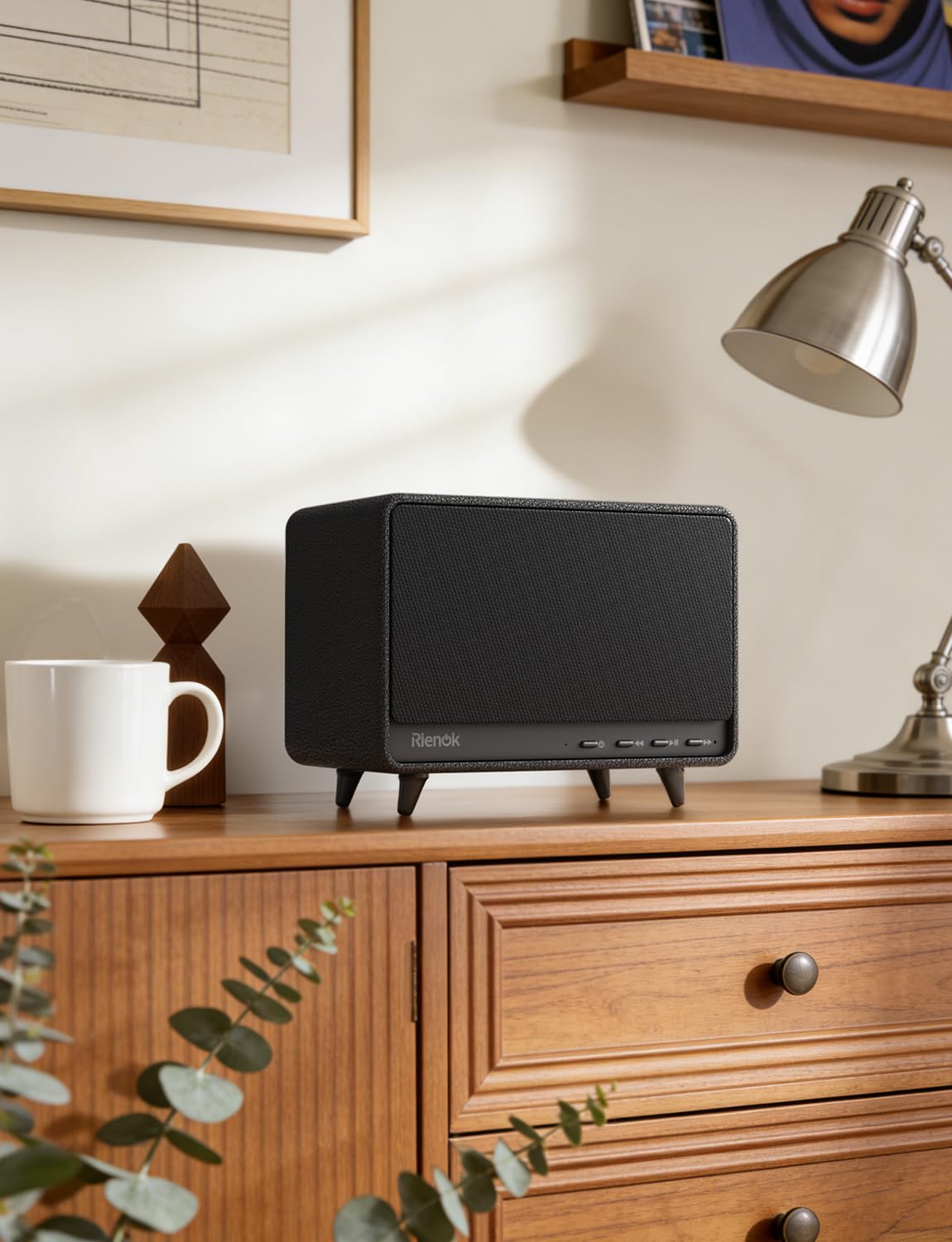 RIENOK Cassa Bluetooth Potente 40W Senza Fili Altoparlante Bluetooth Casa | Supporta USB/TF/AUX, Chiamate in Vivavoce, 24 Ore di Autonomia, Vero Stereo Wireless, Adatto per Feste in Salotto