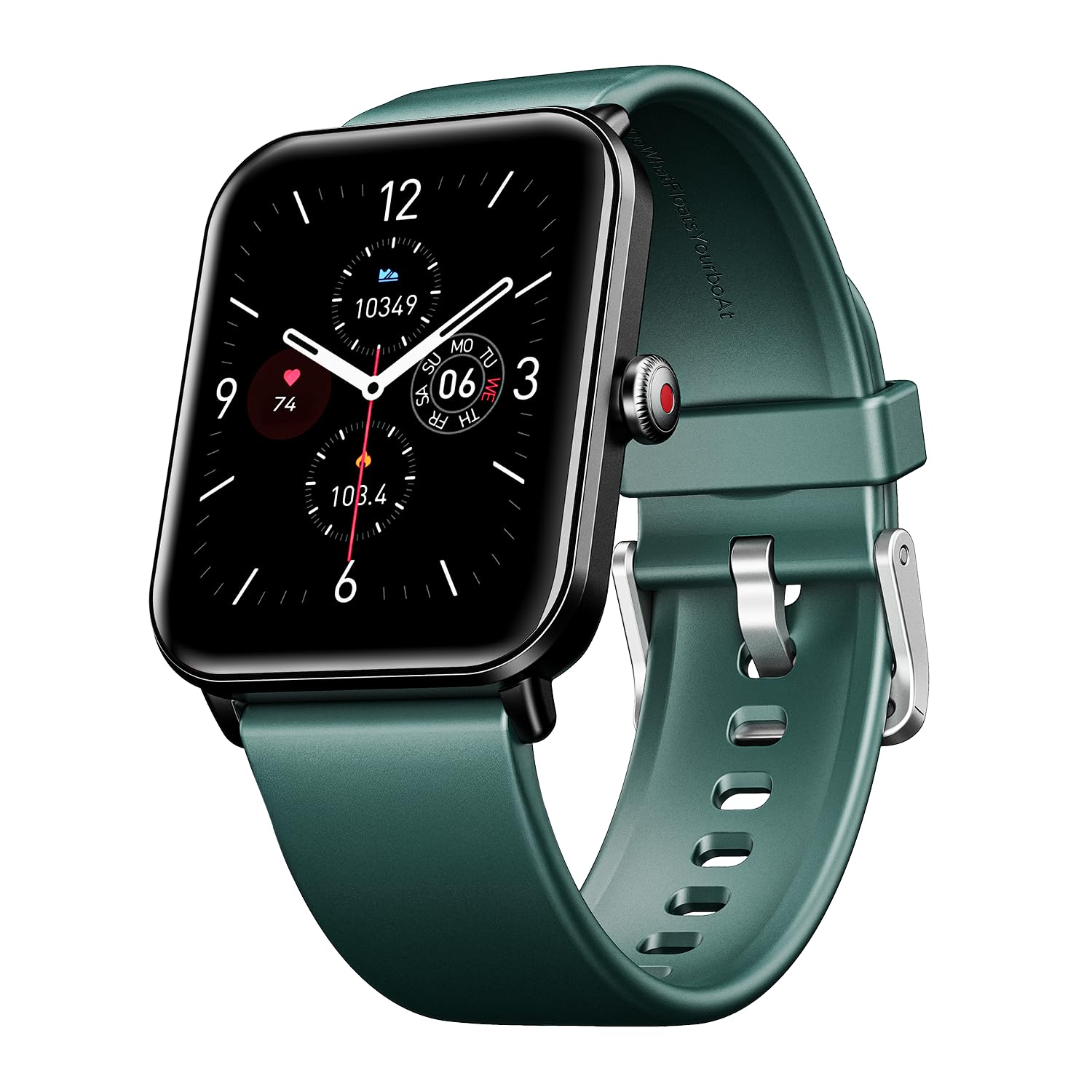 boAt Wave Call 2 with 1.83” HD Display, Advanced BT Calling, Functional Crown, Cloud & Custom Watch Faces, Multiple Sports Modes, IP67, HR, Sleep & SPO₂ Monitor Smart Watch(Pine Green)