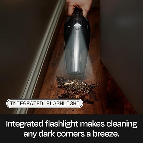 Miniatura 4 de BUFF Aspiradora de mano inalámbrica  Aspiradora portátil y recargable con linterna LED, herramienta para hendiduras, cepillo y estuche de