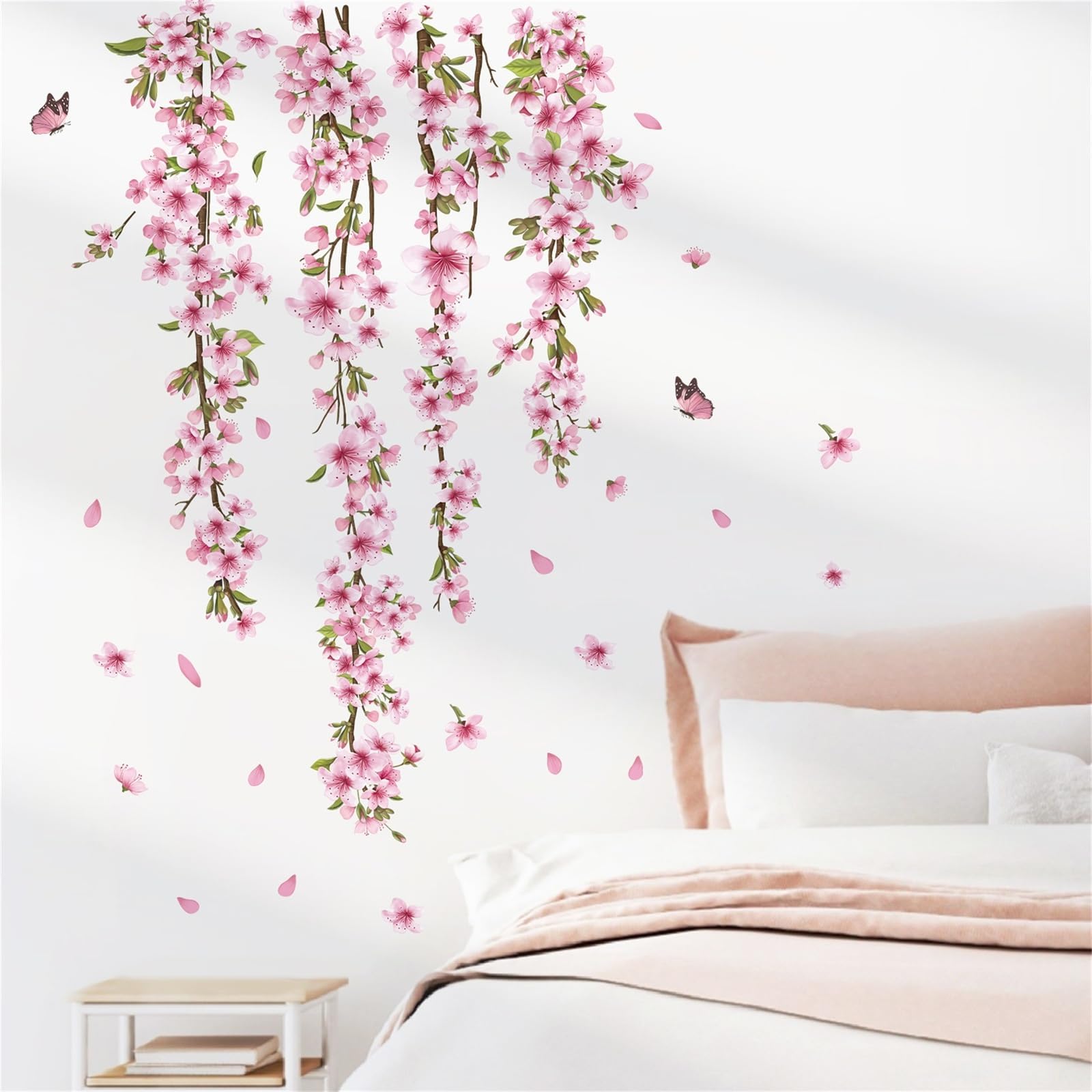 Hanging Blossom Flower Vine Wall Decals