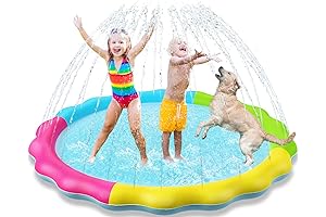 Jasonwell Splash Pad Non Slip - The Ultimate Watery Paradise for Kids