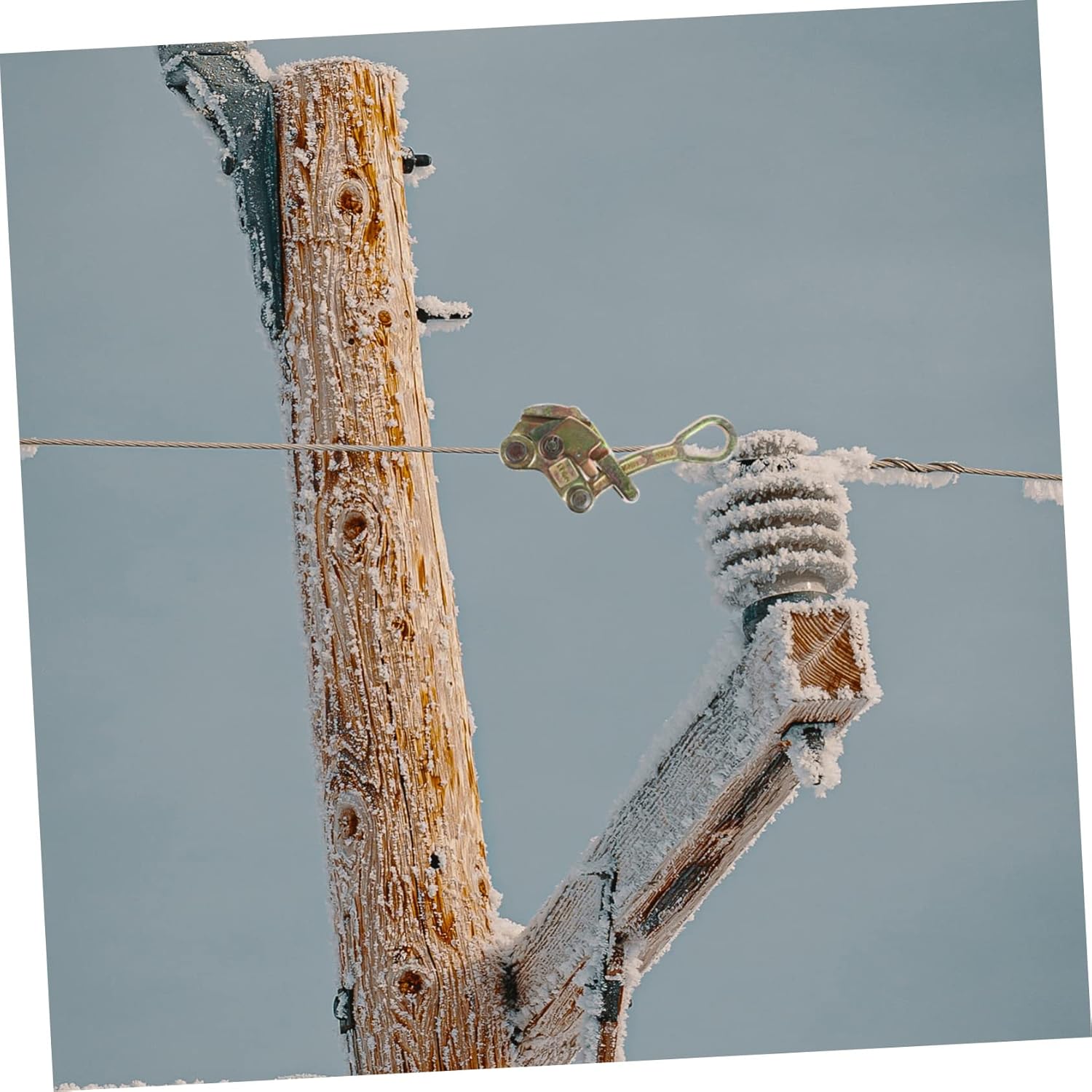 Multi-Function Cable Gripper Wire Clamp Tool Heavy-Duty Wire Pulling and Tightening Equipment for Electricians Sturdy Steel Construction for Cable Management