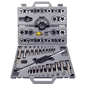 Hhip 1011 0001 45 Piece Tap Die Set 1 4 1 Inch Tungsten Amazon Com Industrial Scientific