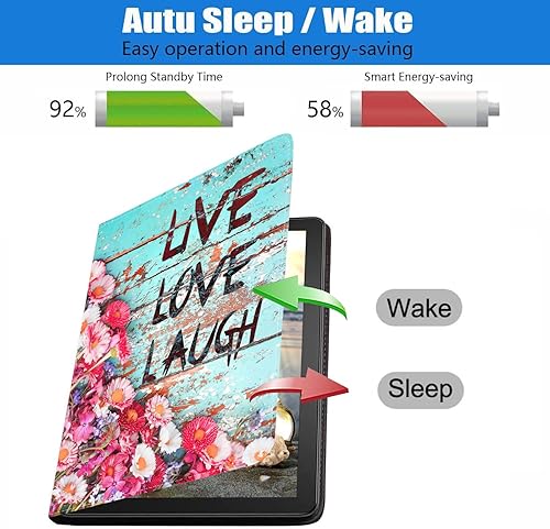Miniatura 9 de BXIKEOPIU Funda para Samsung Galaxy Tab A7 de 10.4 pulgadas 20222020 (SM-T500T503T505T507T509), funda delgada de piel sintética con función de