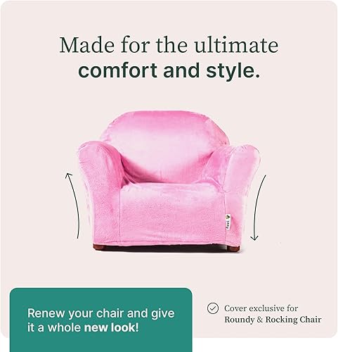 Miniatura 4 de KEET Roundy - Silla para niños, silla combinada con funda, color rosa