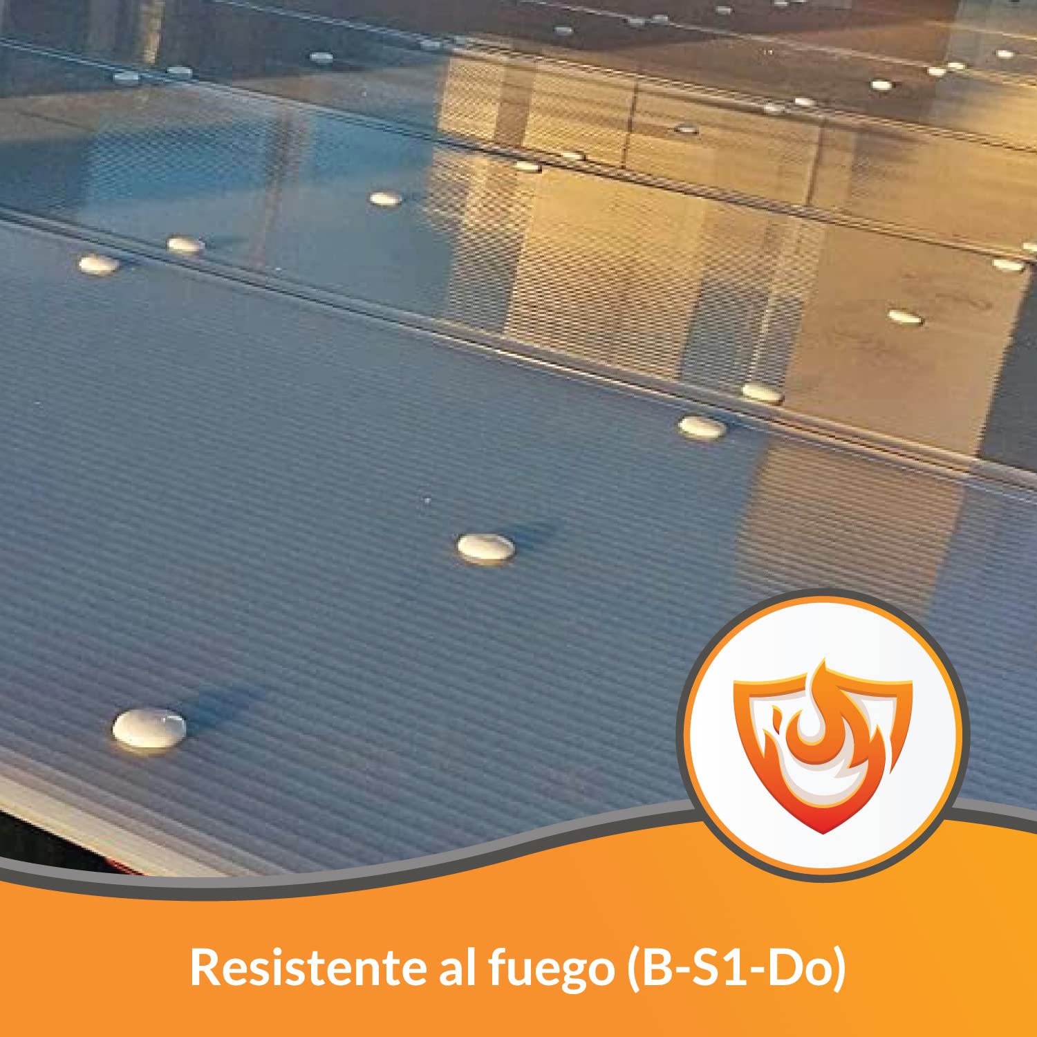 Panel Policarbonato Celular Compacto - Placa policarbonato Transparente 6 mm - Plancha de policarbonato 1195 x 595 mm - Protección UV