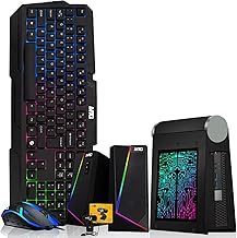 TechMagnet ゲーミングデスクトップPC Intel i7 第6世代 Zeus Pro 6 GT 1030 32GB RAM ARGB 1TB SSD + 4TB HDD RGBフロントパネル 385パターン RGBキット Win 10 Pro (リニューアル)