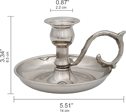 Miniatura 9 de Portavelas de cobre hecho a mano para decoración rústica del hogar con asa, portavelas de metal para velas de pilar, decoración gótica, portavelas