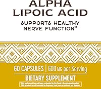 Vista 10 de Nature's Way Ácido alfa lipoico, apoya la función nerviosa saludable*, 600 mg por porción, 60 cápsulas
